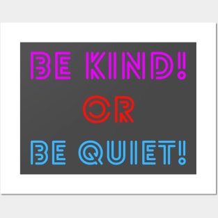 Be Kind Posters and Art